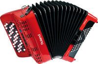 Roland FR-1XB V-Accordion Lite - Red Compact Digital Button Accordion with Speakers