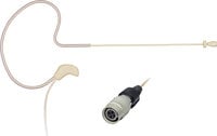Vu HM2000-HR4-BG Headworn Microphone Wired for Audio-Technica Bodypacks