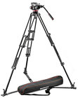 Manfrotto MVH502A-546GB-1 75mm Ball Fluid Video Head with 546GB Aluminum Tripod and Ground Spreader