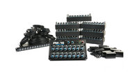Elite Core PM-16-CORE-8 16-Channel Personal Monitor Mixer, 8 Pack with IM-16