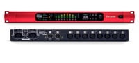 Focusrite Pro RedNet MP8R Dante Audio Network Interface with 8 Microphone Preamps