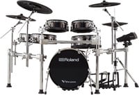 Roland V-Drums TD-50KV2 6-Piece Electronic Drum Set with Rack, KD-180 Kick Pad