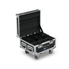 Chauvet DJ Freedom Flex H9 IP X6 6-Pack of Freedom Flex H9 IP Fixtures, Batteries, and Charging Road Case