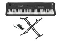 Yamaha MX88 Stage Bundle 88-Key Stage Keyboard with Pro Stand and FC3A Sustain Pedal
