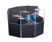 Clearsonic IPD 6 ft x 6 ft x 4 ft Drum Shield Kit