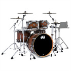 DW DEKTEX05TBC DWe 5-piece Drum Kit Bundle - Curly Maple Burst