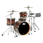 DW DEKTEX04TAC DWe 4-piece Drum Kit Bundle - Curly Maple Burst