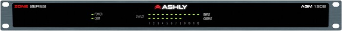 Ashly AQM-1208 12-In X 8-Out AquaControl Digital Zone Processor